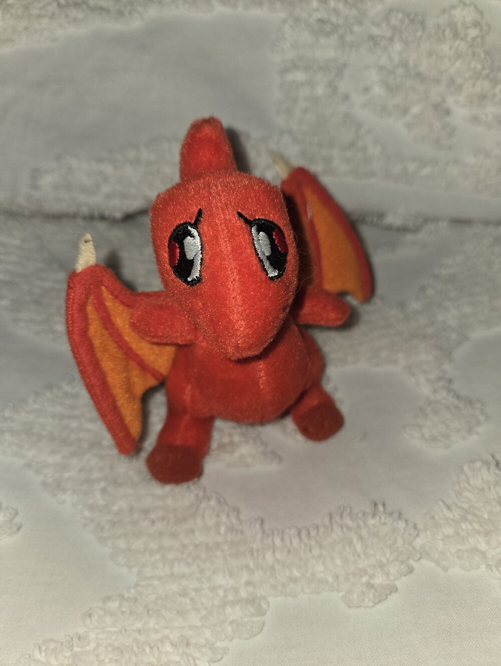 2004 McDonald's Happy Meal Neopets Red Plush Dragon Toy Shoyru Nostalgia Gaming